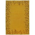 Sphinx By Oriental Weavers Oriental Weavers Allure 004B1 10x13 Rectangle - Gold/ Brown-Nylon AL04B10